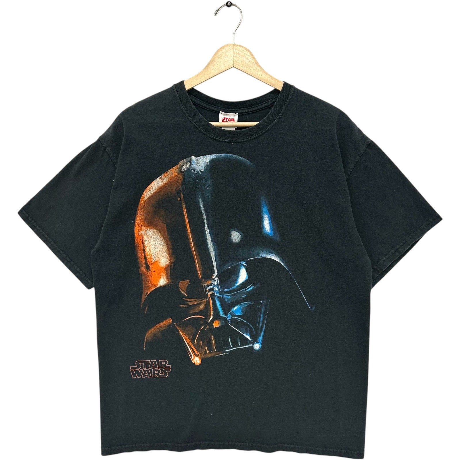 Vintage Star Wars Darth Vader Large Face Movie Tee