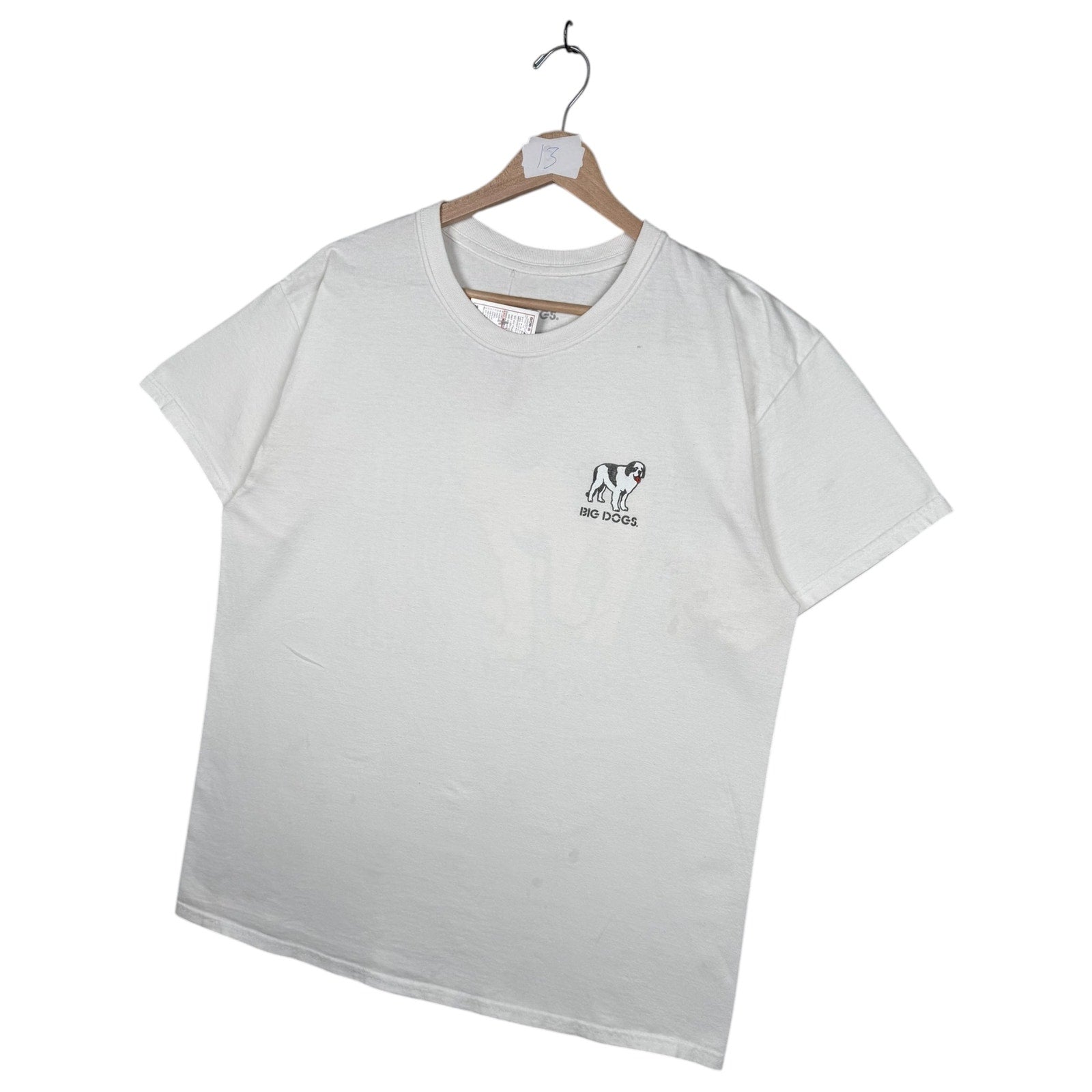 Vintage Big Dogs Graphic Humor Tee T-Shirt