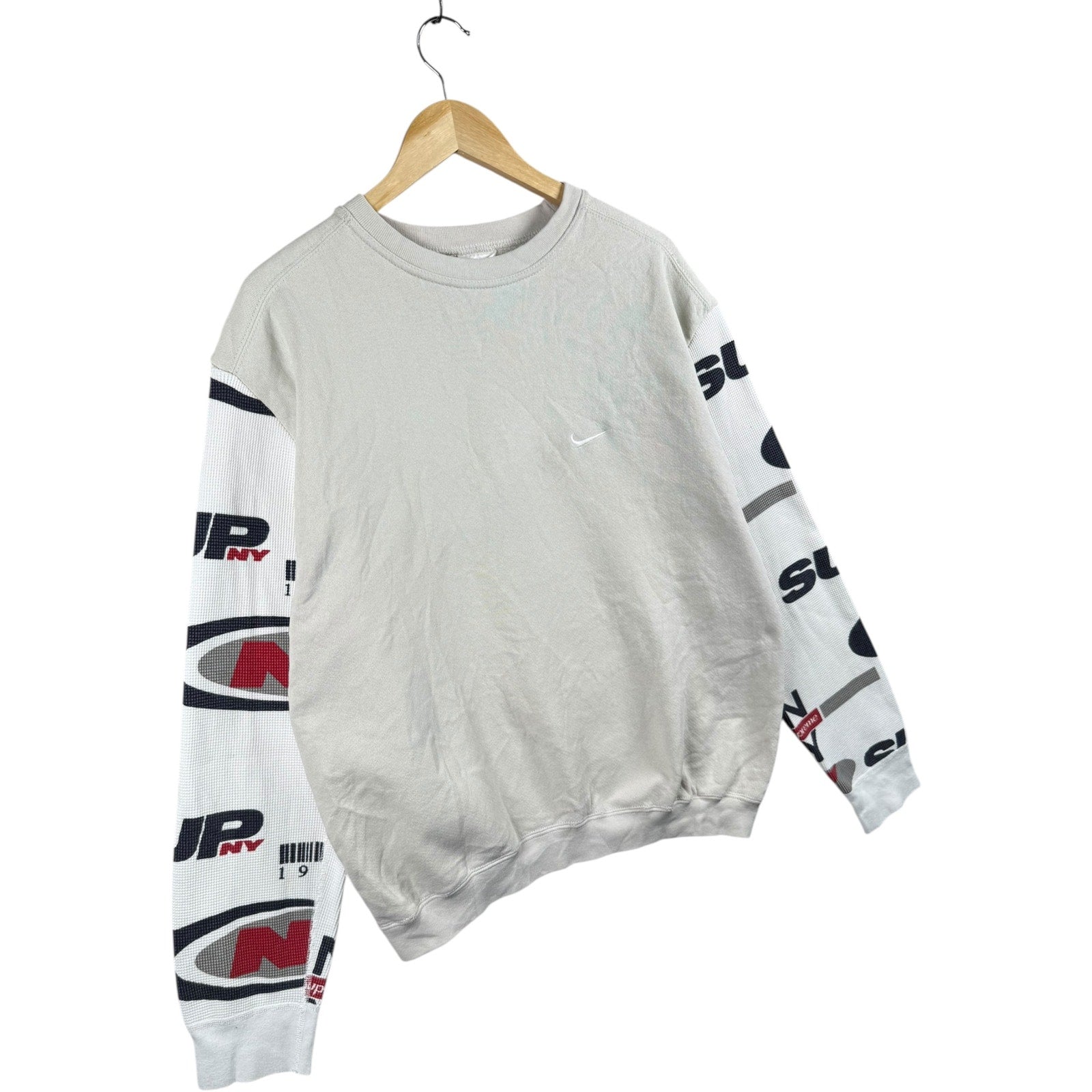 Vintage Nike Supreme Graphic Sleeve Crewneck