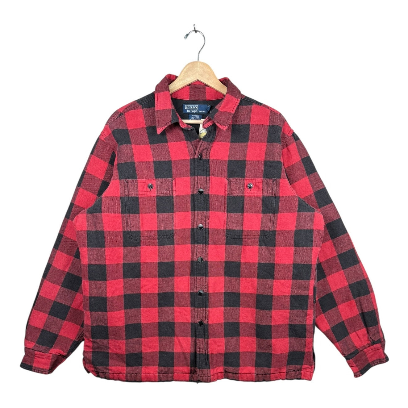 Vintage Polo Ralph Lauren Farrell Flannel Long Sleeve Button Up