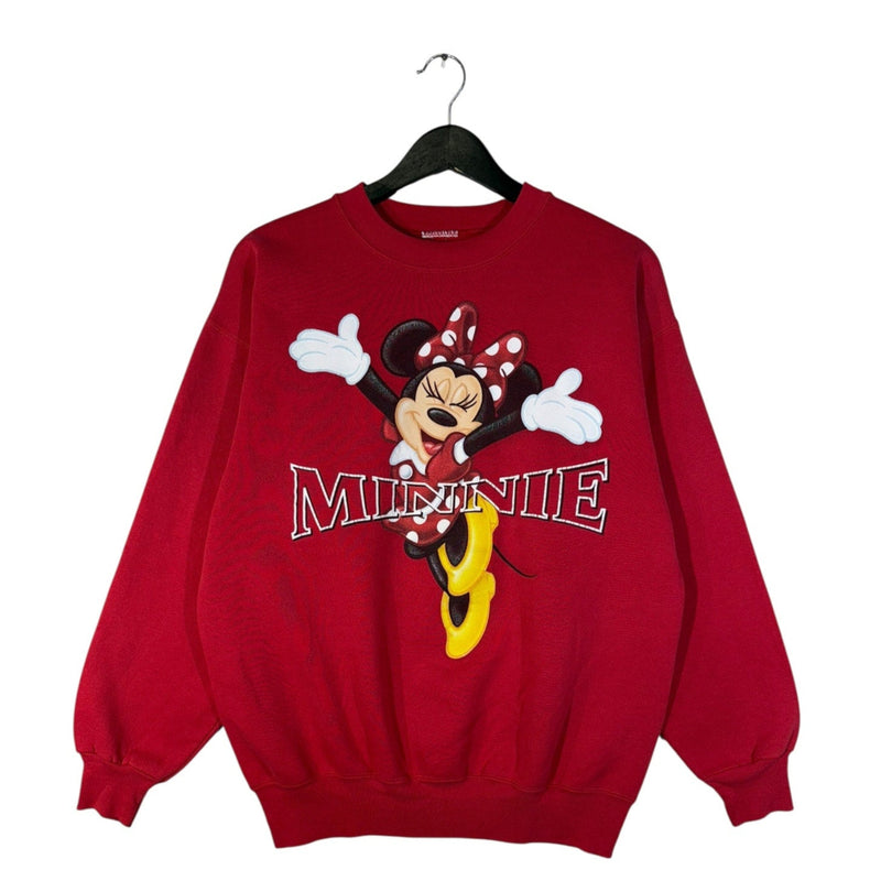 Vintage Disney Minnie Mouse Graphic Pullover Sweatshirt