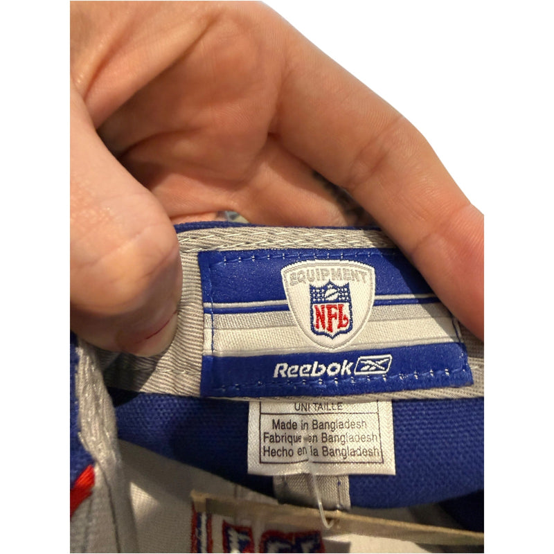 Vintage NFL x Reebok New York Giants Colorblock Strapback Hat
