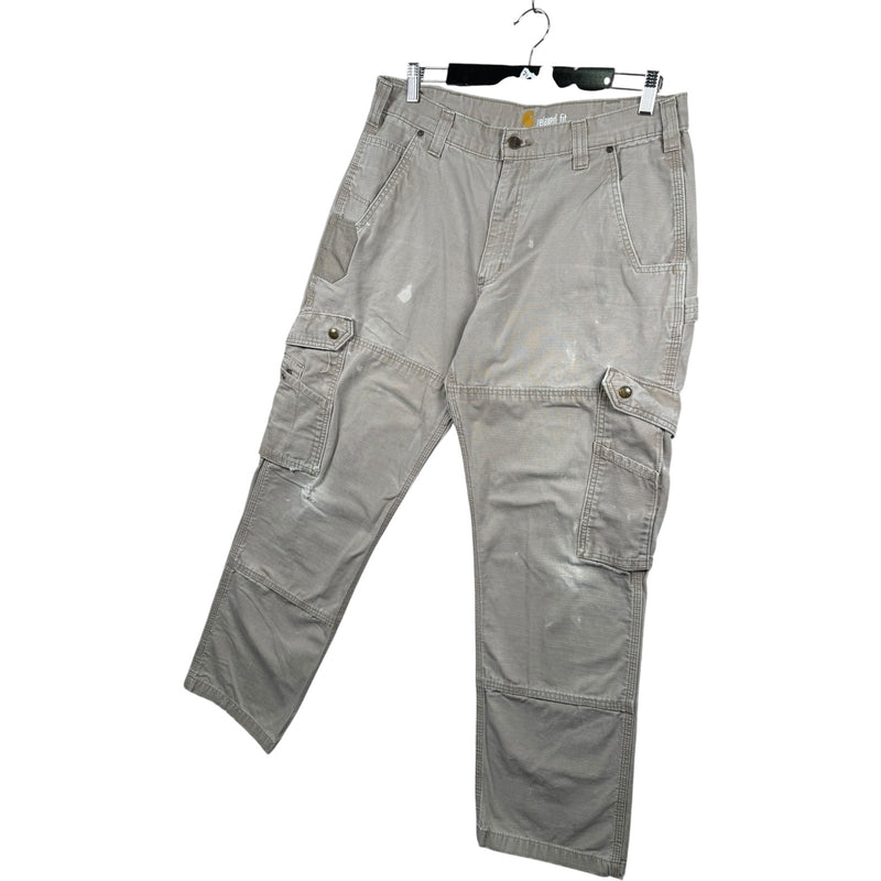 Vintage Carhartt Workwear Cargo Carpenter Pants 35x32