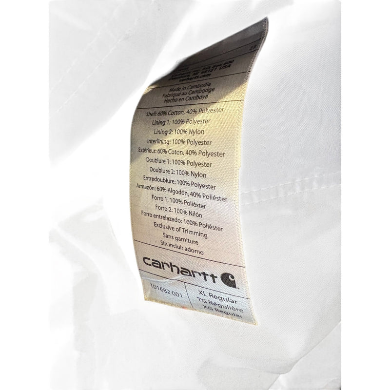 Vintage Carhartt Quick Duck Elkheart Quilt Lined Parka Jacket