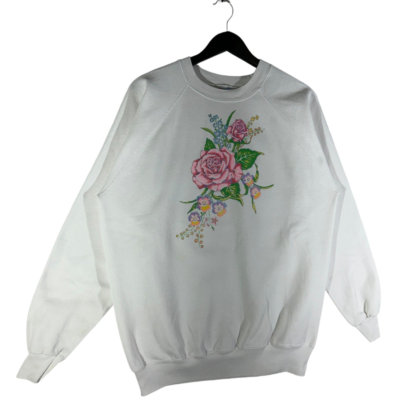 Vintage Flowers Nature Crewneck