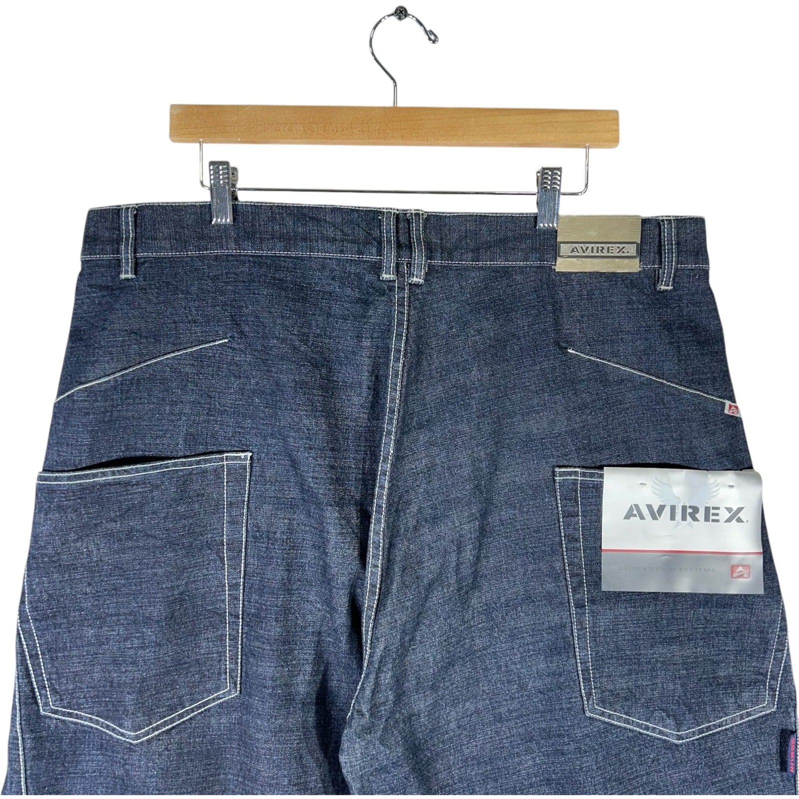 Vintage Avirex Straight Leg Denim Jeans 40 NWT