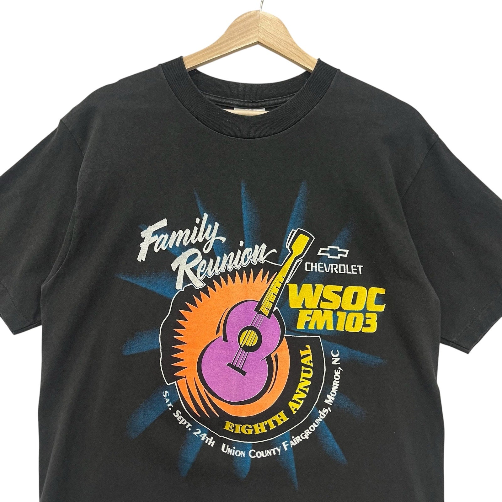 Vintage 8th Annual WSOC FM103 Family Reunion Festival Tee