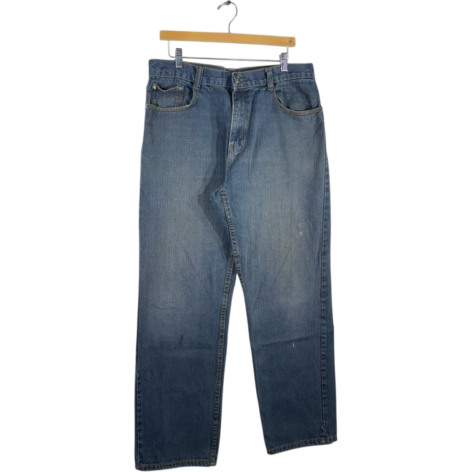 Vintage Old Skool Straight Leg Denim 38 x 30