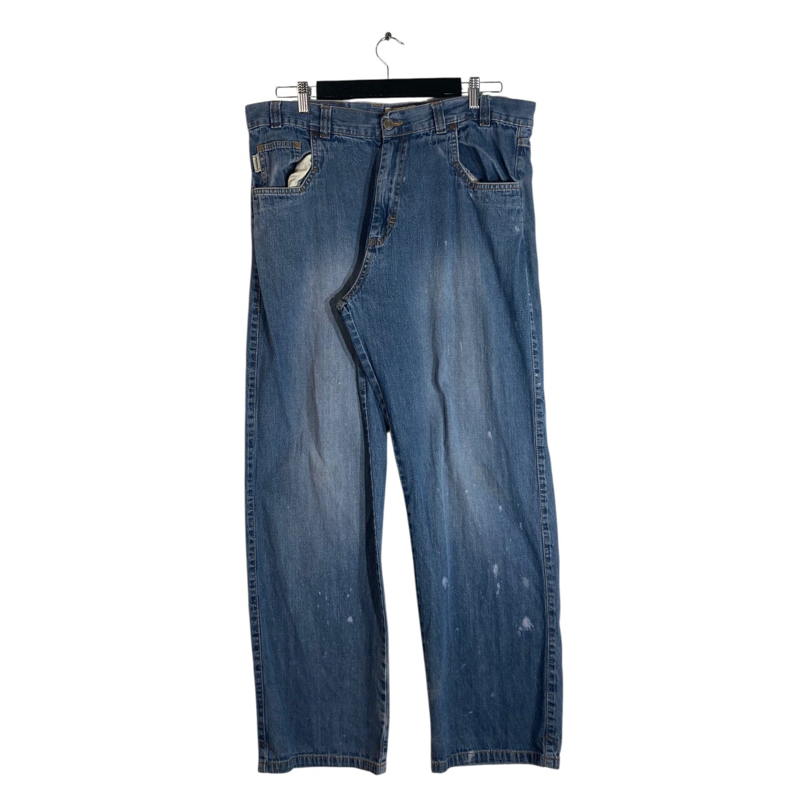 Vintage Straight Leg Denim Jeans