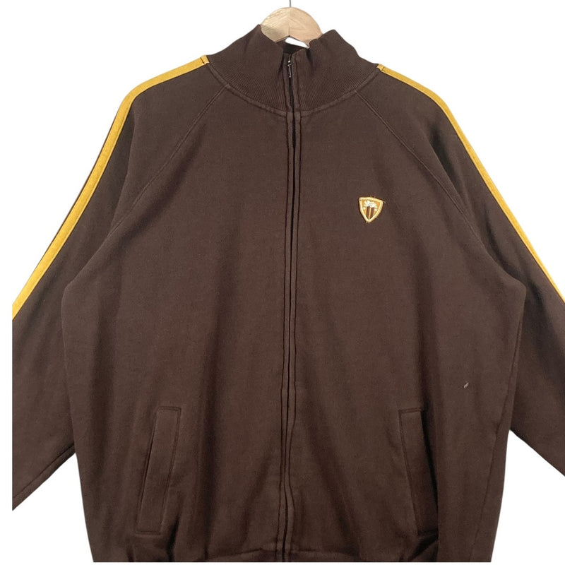 Vintage Mossimo Striped Full Zip Track Jacket