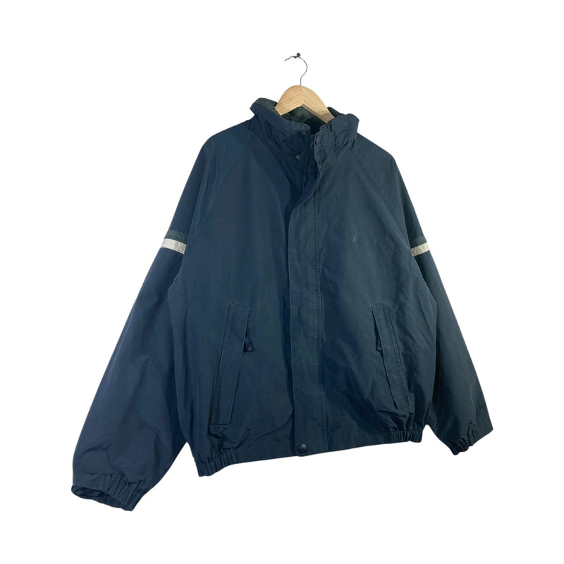 Vintage Reflective Stripe Windbreaker Jacket
