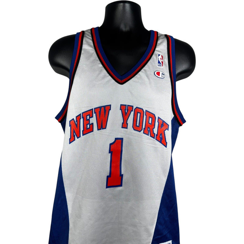 Vintage Champion New York Knicks Renko #1 NBA Jersey 90s