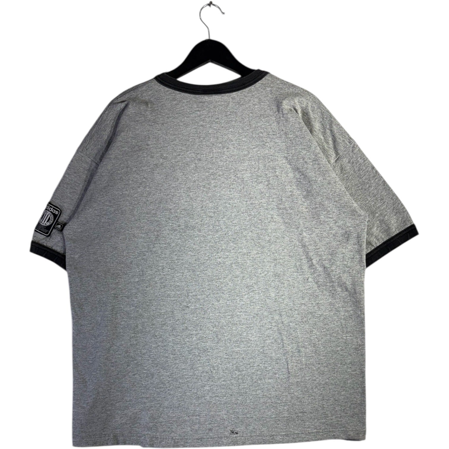Vintage Adidas Spell Out Logo Ringer T-Shirt