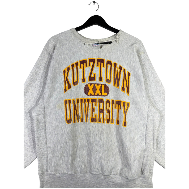 Vintage Champion Reverse Weave Kutztown University Crewneck