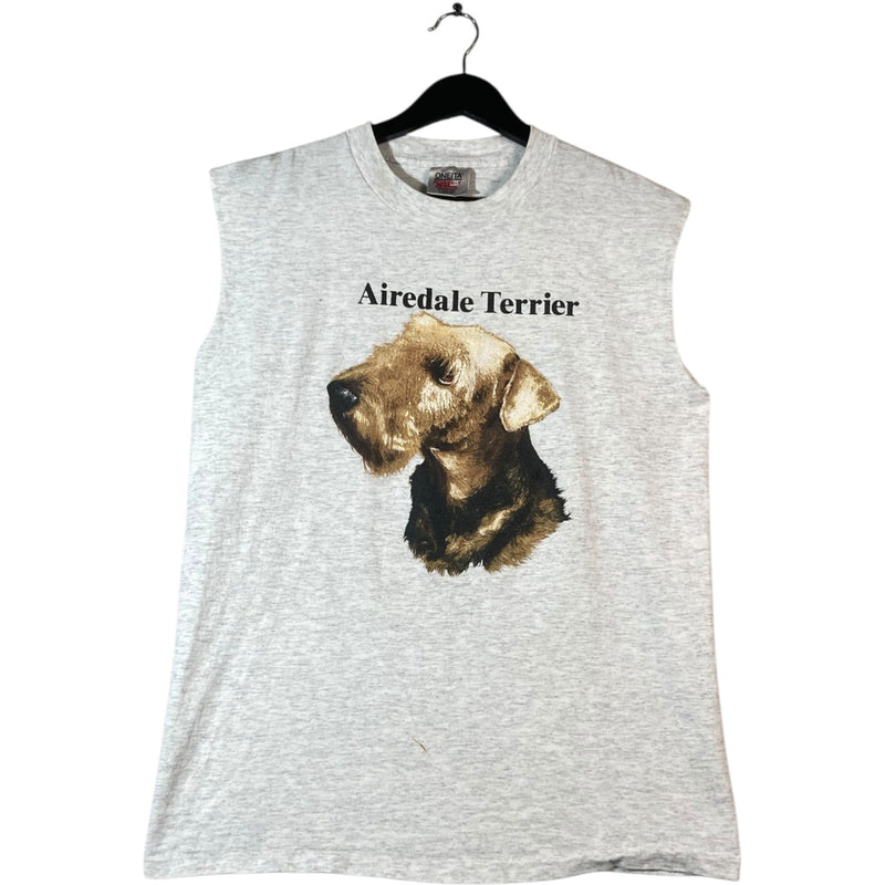 Vintage Oneita Airedale Terrier Tank Top