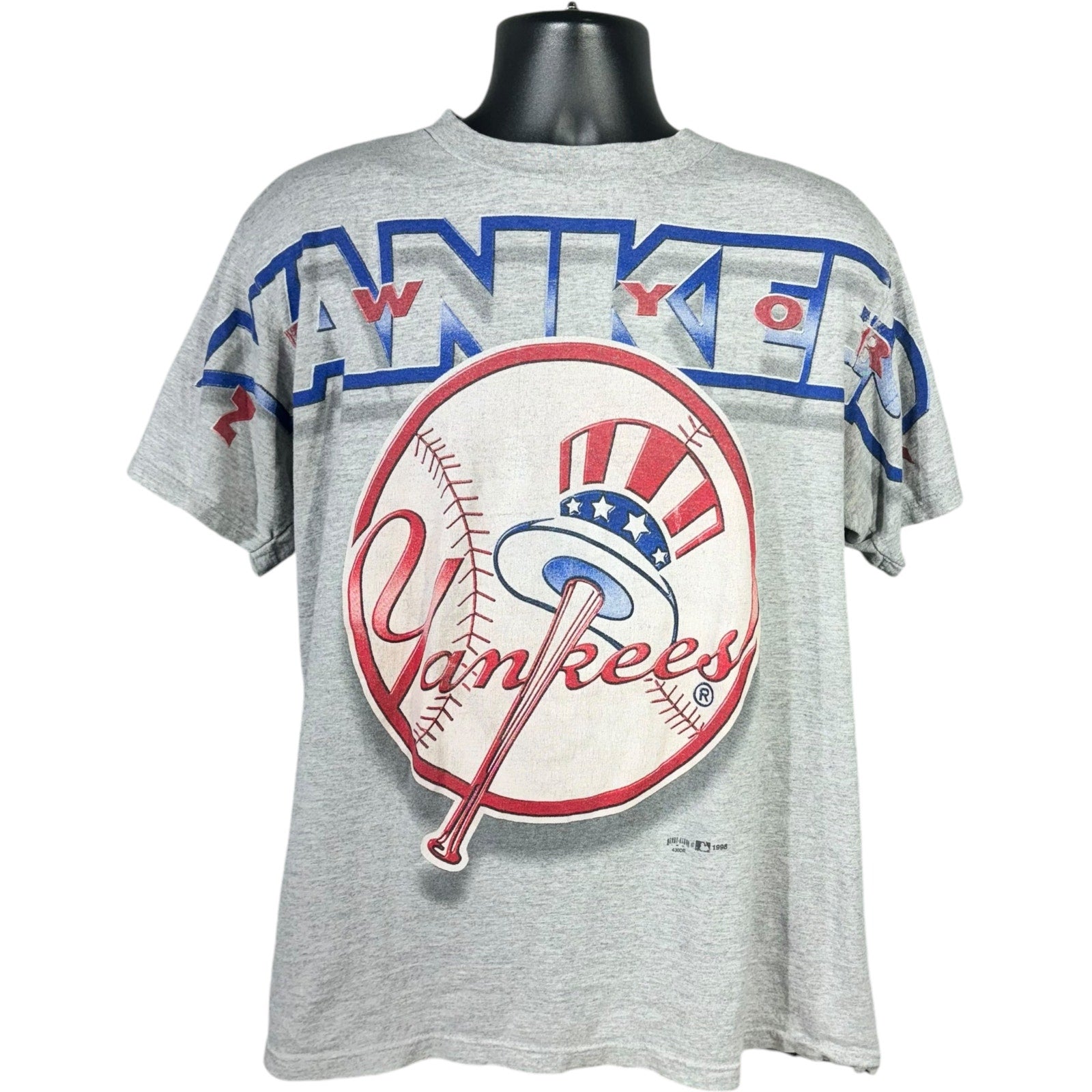 Vintage New York Yankees Logo Spellout MLB Tee