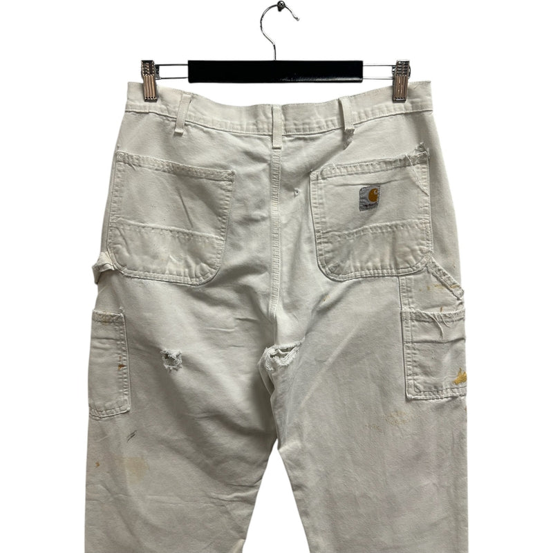 Vintage Distressed Carhartt Double Knee Pants 32x32
