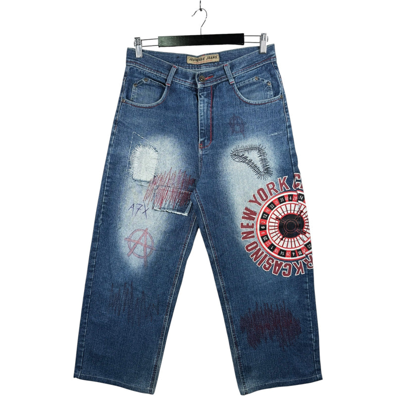 Vintage Jeunesse New York Wide Leg Denim Jeans 40