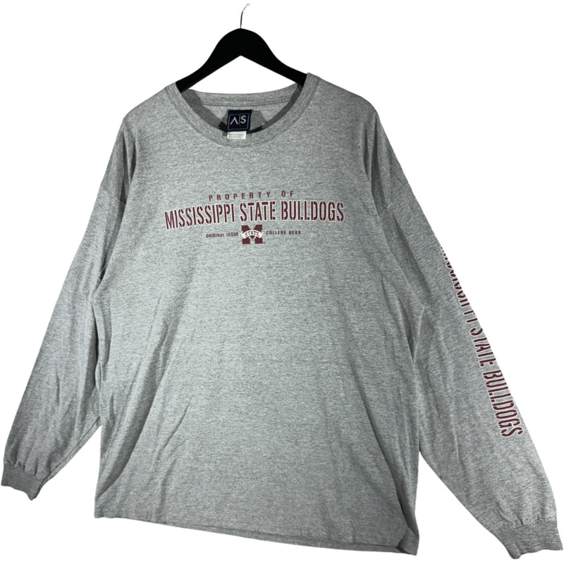 Vintage Mississippi State University Bulldogs Long Sleeve