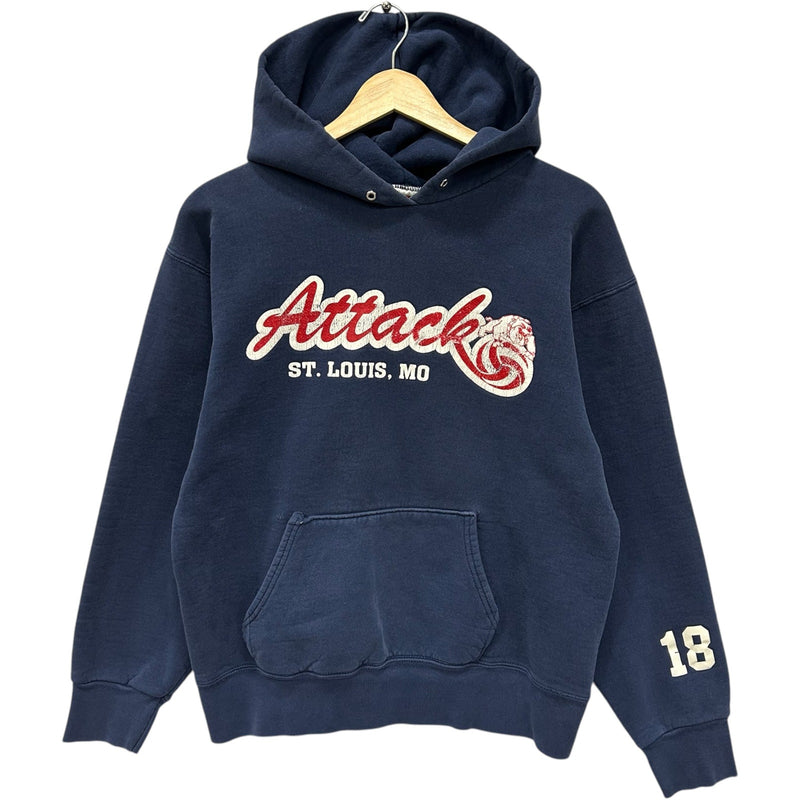 Vintage St. Louis, MO "Attack" Bulldogs Volleyball Hoodie