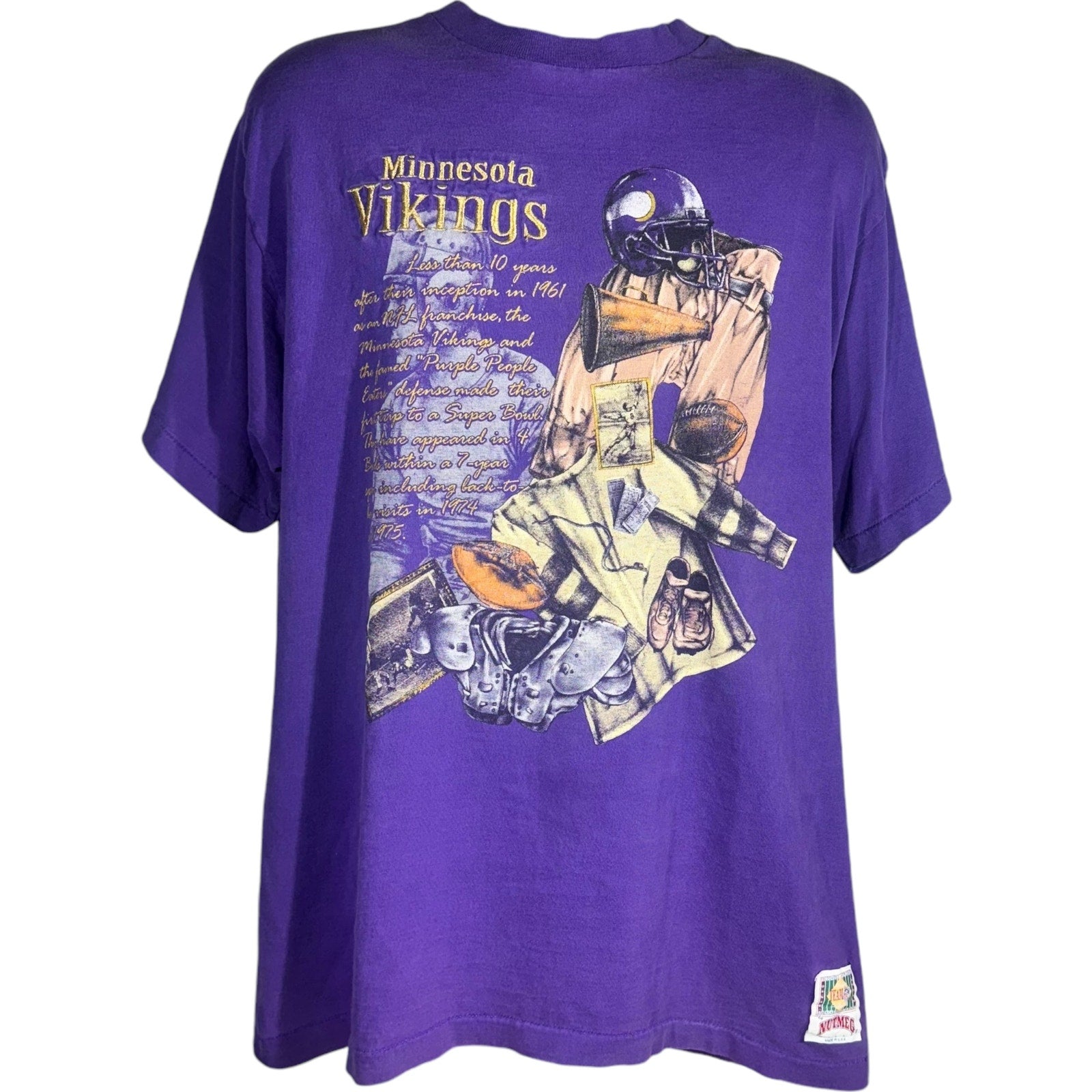 Vintage Minnesota Vikings Tee 90s