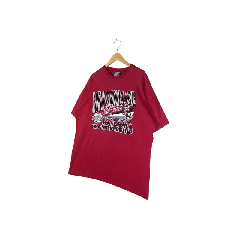 Vintage North Carolina Wolfpack Baseball T-Shirt 1998