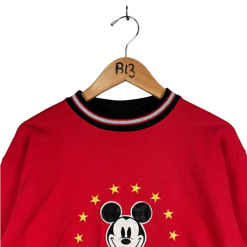 Vintage Disney Embroidered Mickey Mouse 1928 Crewneck
