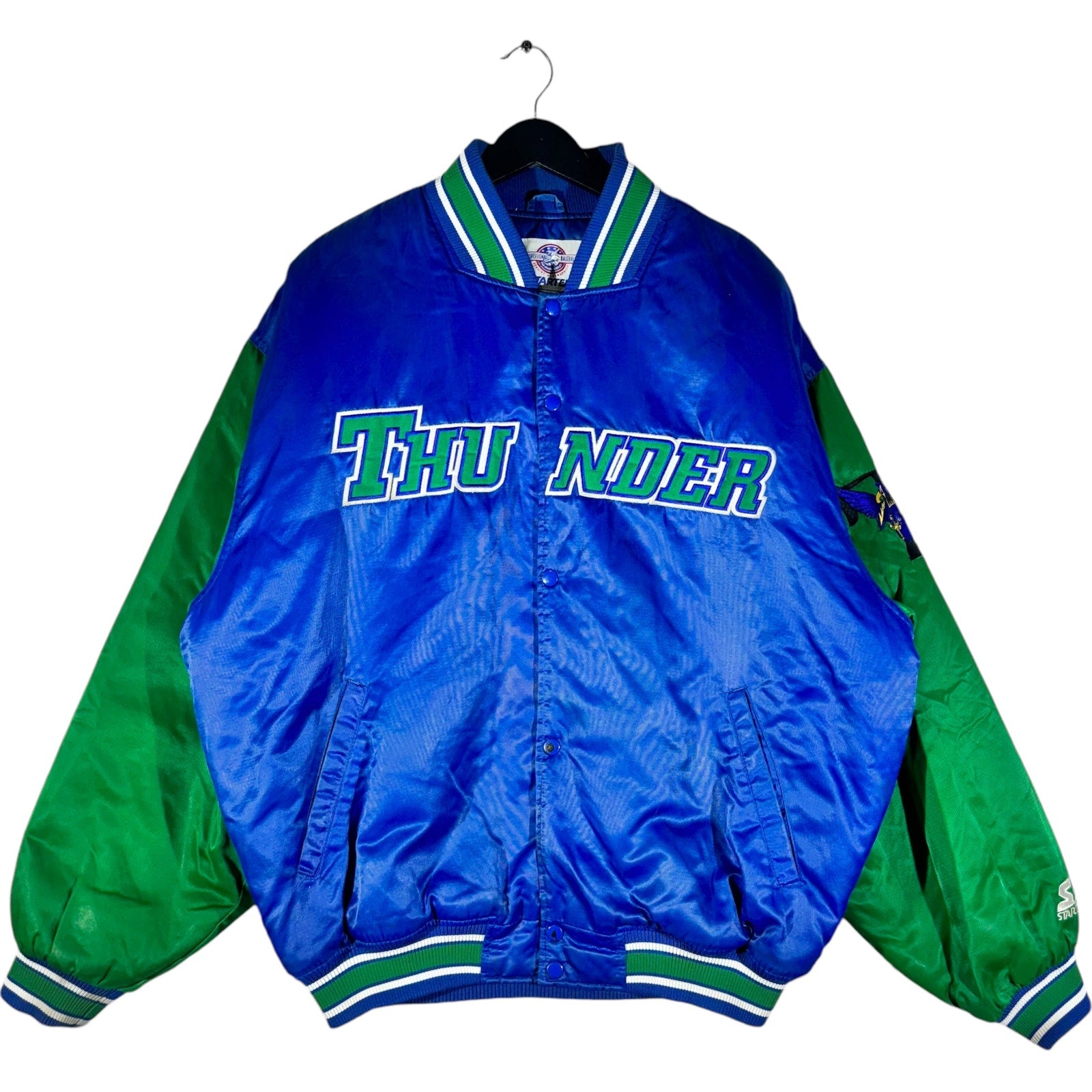 Vintage Trenton Thunder Starter Bomber Jacket