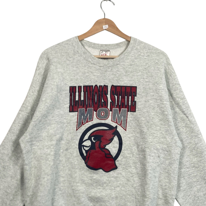 Vintage Illinois State University Redbirds Mom Crewneck