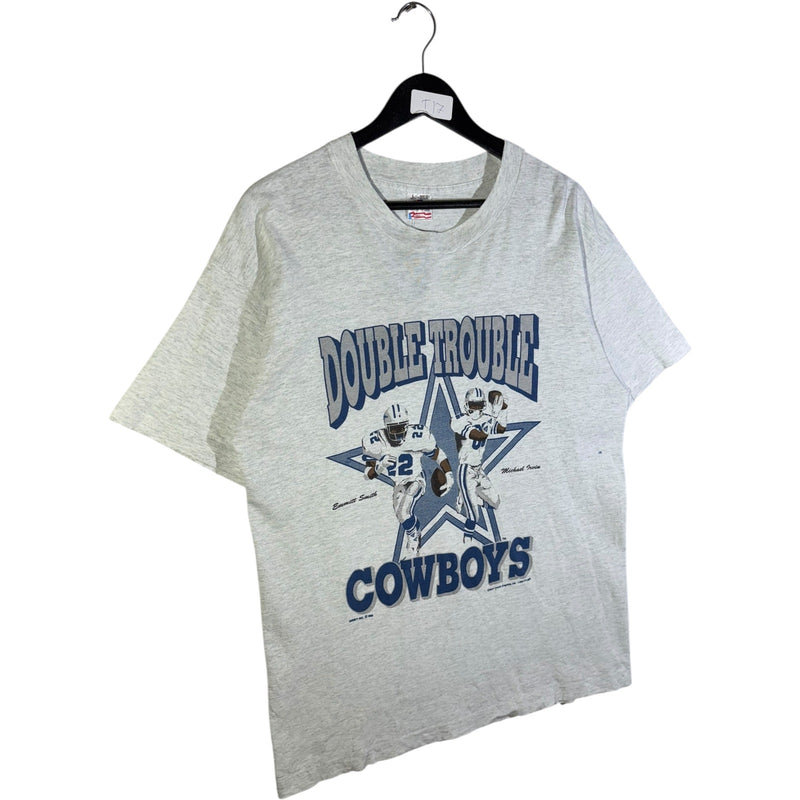 Vintage Dallas Cowboys Double Trouble Emmitt Smith Michael Irvin NFL T-Shirt