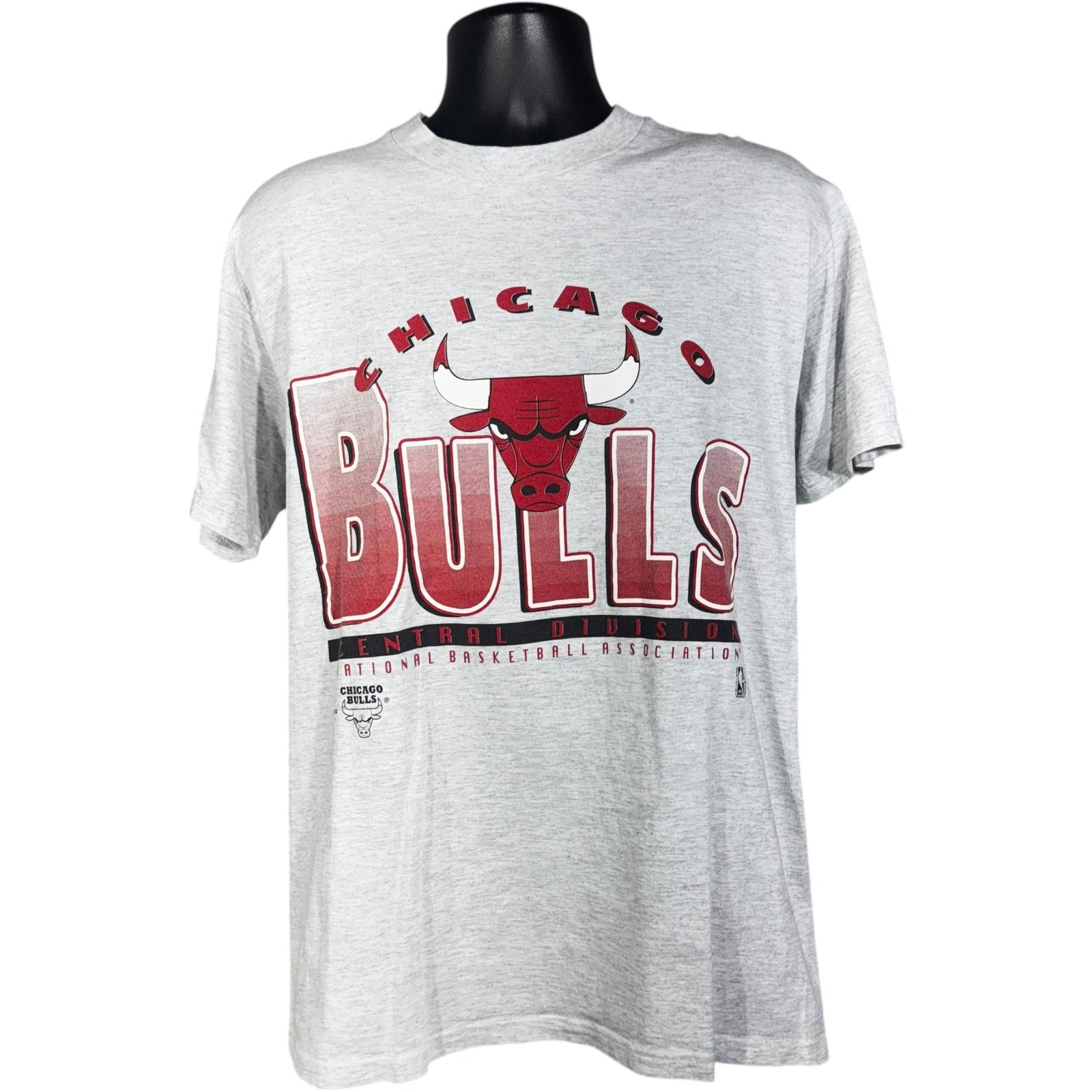 Vintage Chicago Bulls NBA Spellout Tee 90s