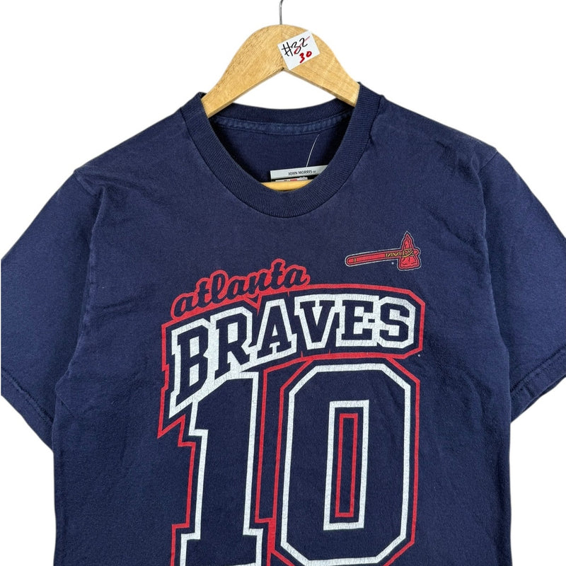 Vintage Atlanta Braves Jones #10 MLB T-Shirt