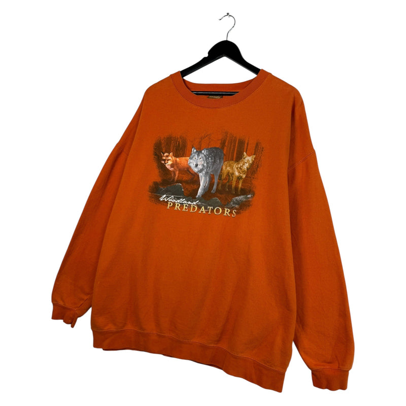 Vintage "Woodland Predators" Wolves Crewneck