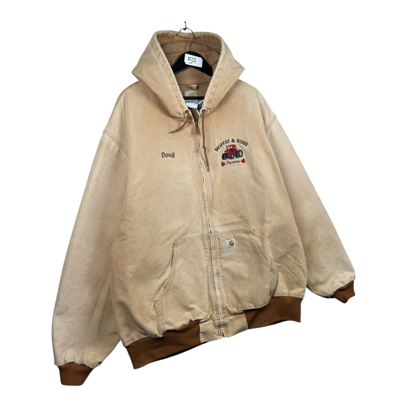 Vintage Carhartt Insulated Active Full Zip Hoodie