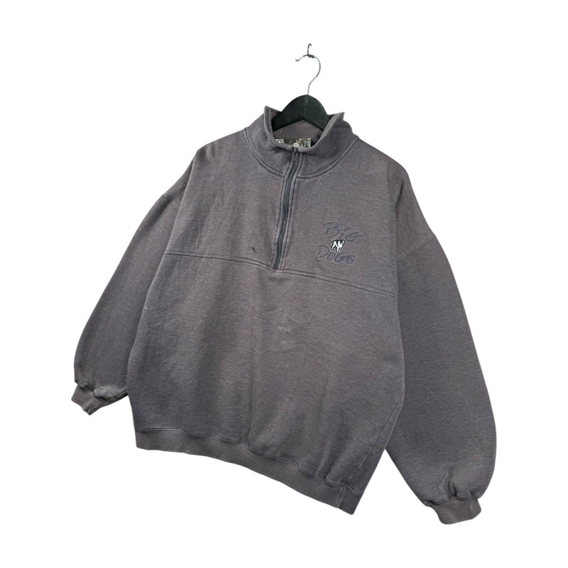 Vintage Big Dogs 1/4 Zip Pullover Sweatshirt