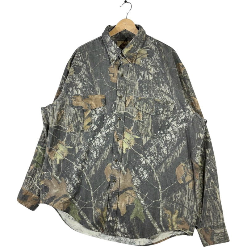 Vintage No Trace Camo Long Sleeve Button Up