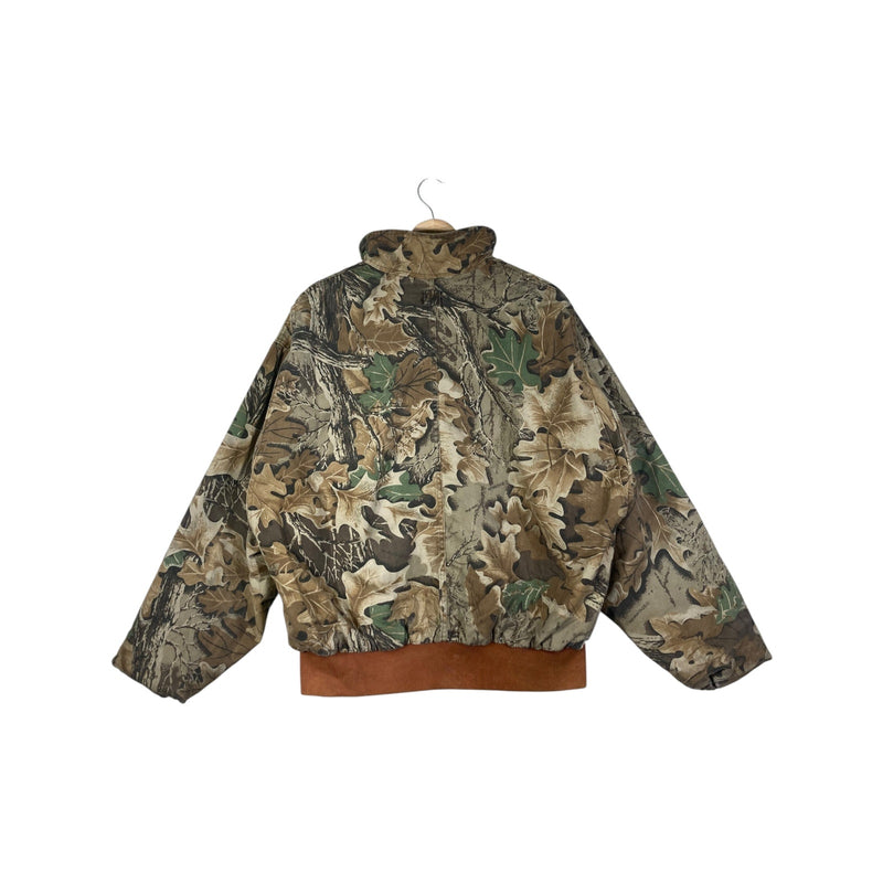 Vintage Red Head Camo Bomber Jacket