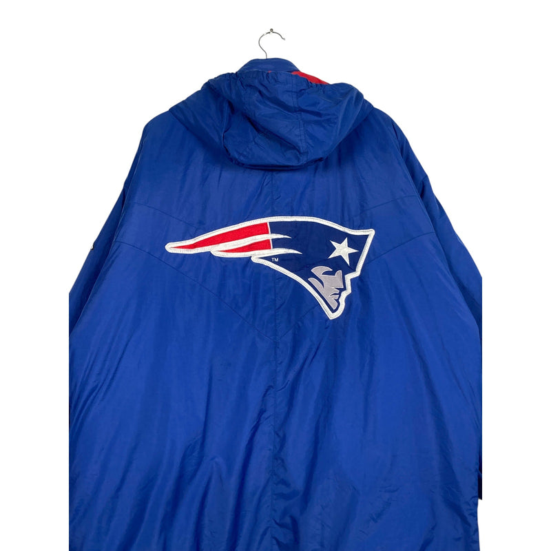 Vintage Pro Line New England Patriots Logo NFL Puffer Jacket