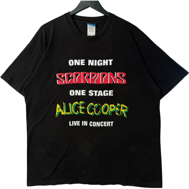 Vintage Scorpions Alice Cooper Tour Tee