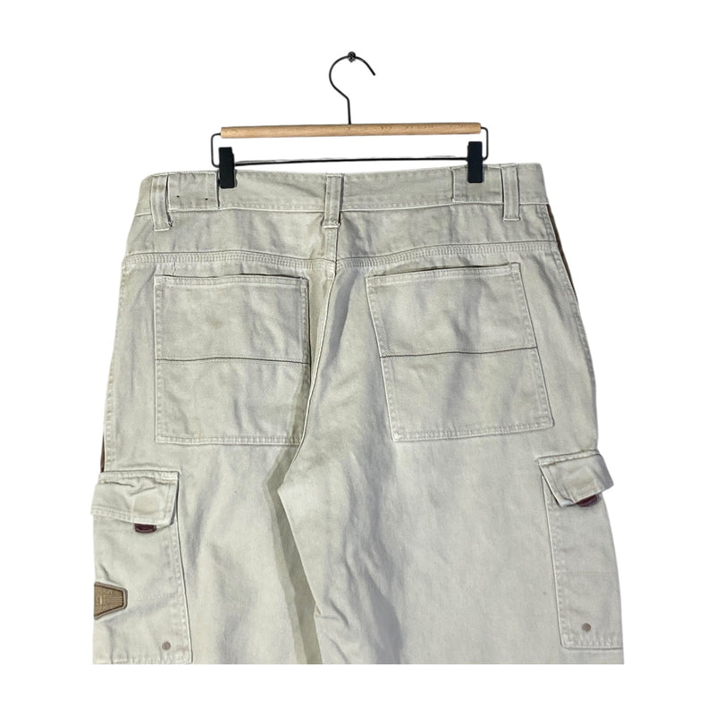 Vintage No Boundaries Cross Raw Hem Cargo Shorts 40