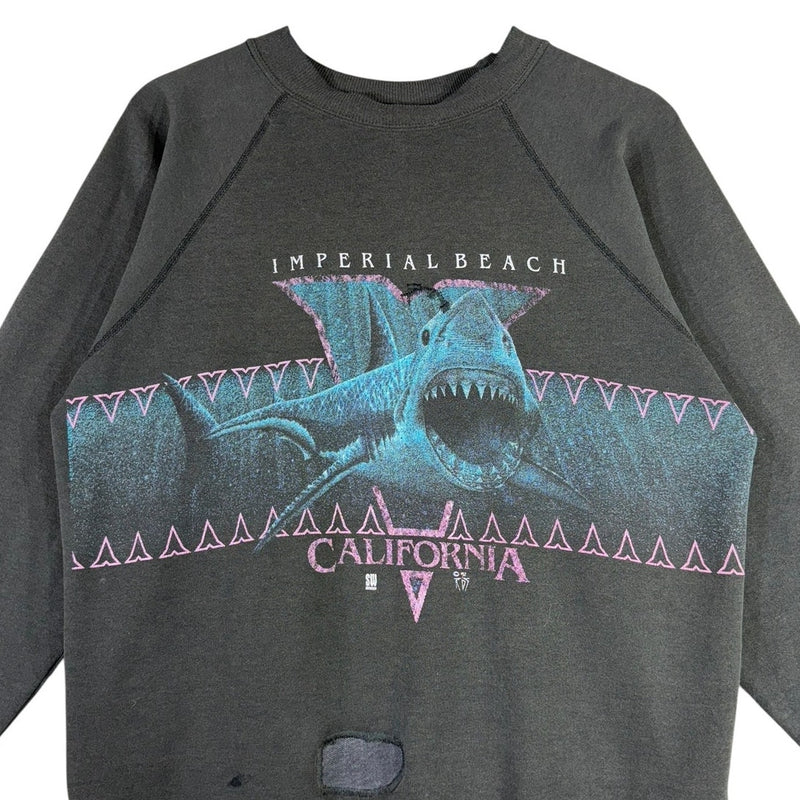 Vintage Imperial Beach California Shark Crewneck