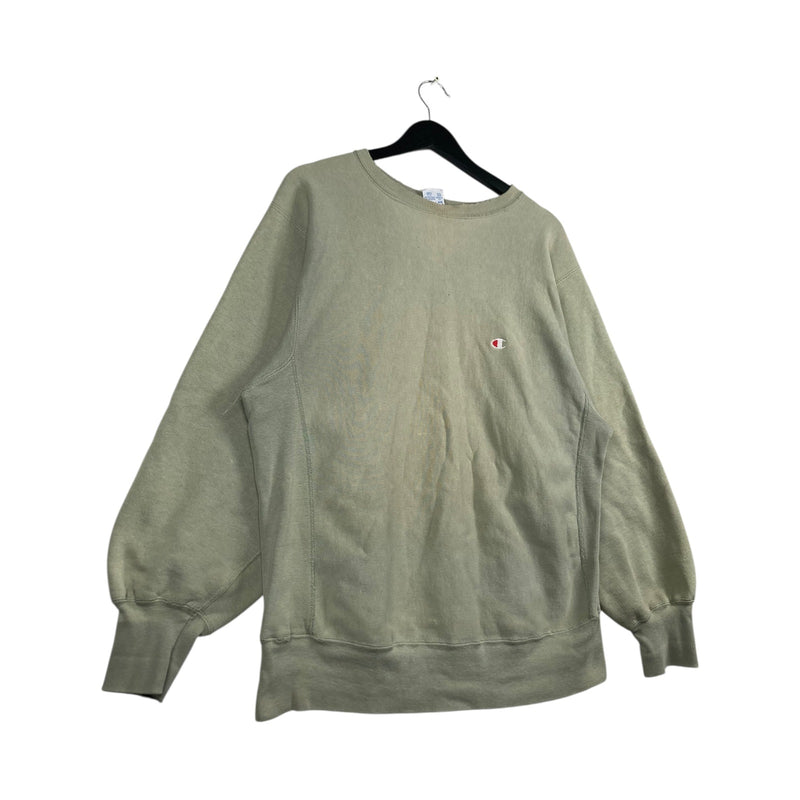 Vintage Champion Reverse Weave Embroidered Logo Crewneck