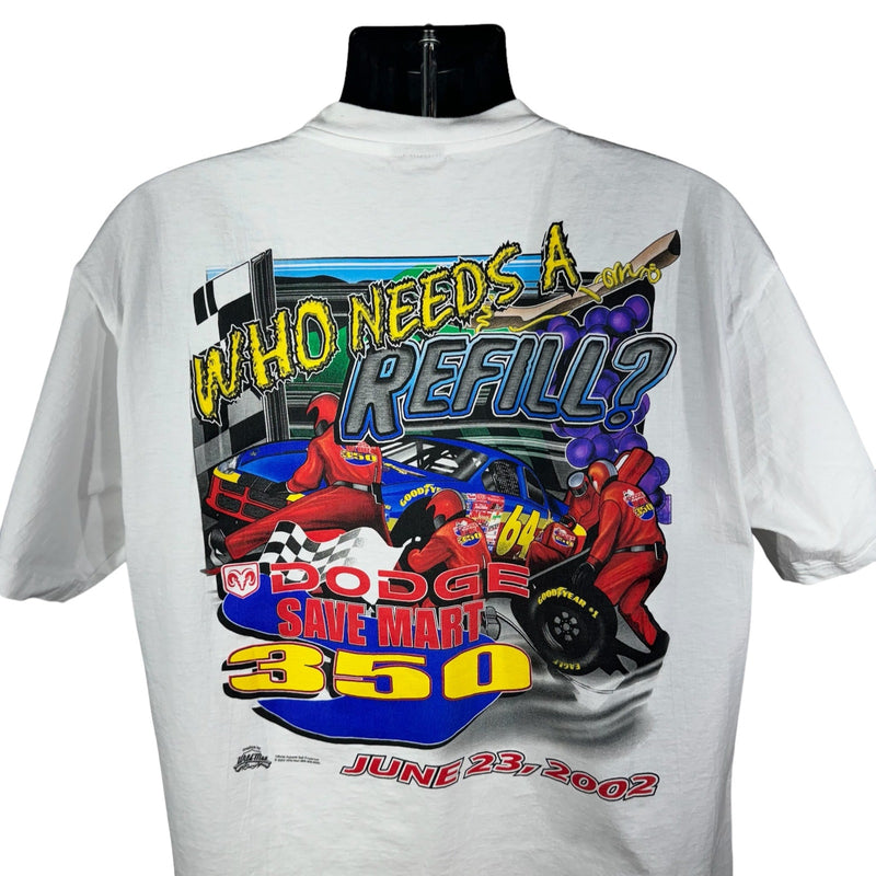 Vintage Dodge Save Mart 350 NASCAR Racing Tee