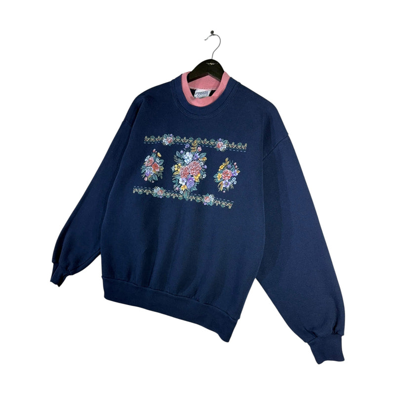 Vintage Flowers Crewneck