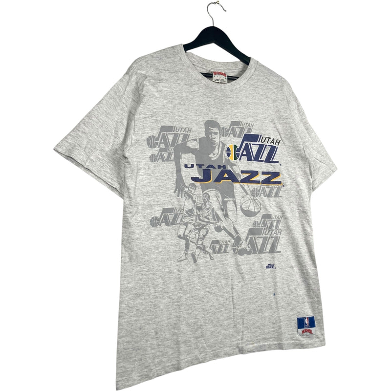 Vintage Nutmeg Utah Jazz NBA T-Shirt 90s