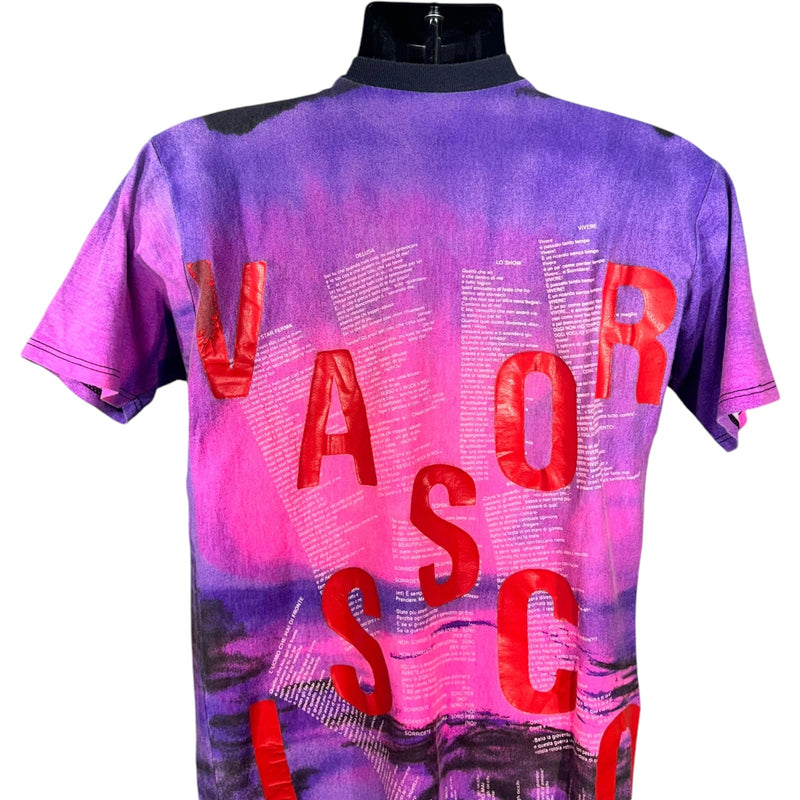 Vintage Vasco Rossi Musician AOP Tee