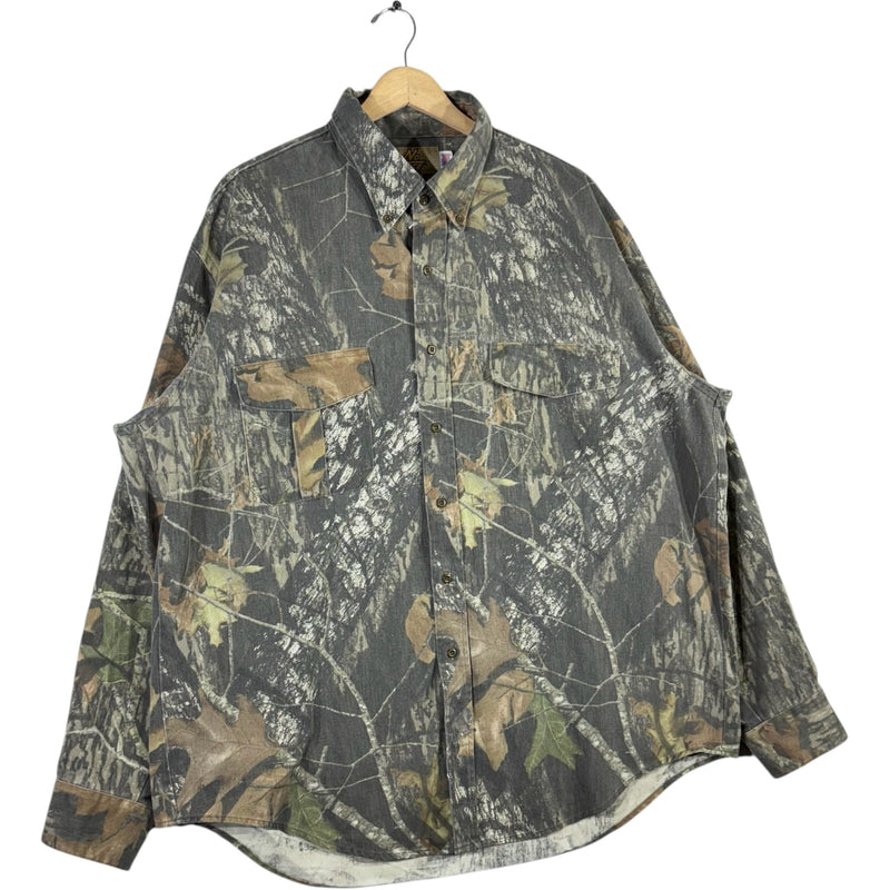 Vintage No Trace Camo Long Sleeve Button Up