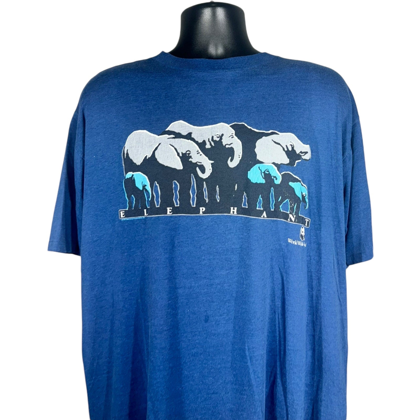 Vintage World Wildlife Fund Elephant Tee