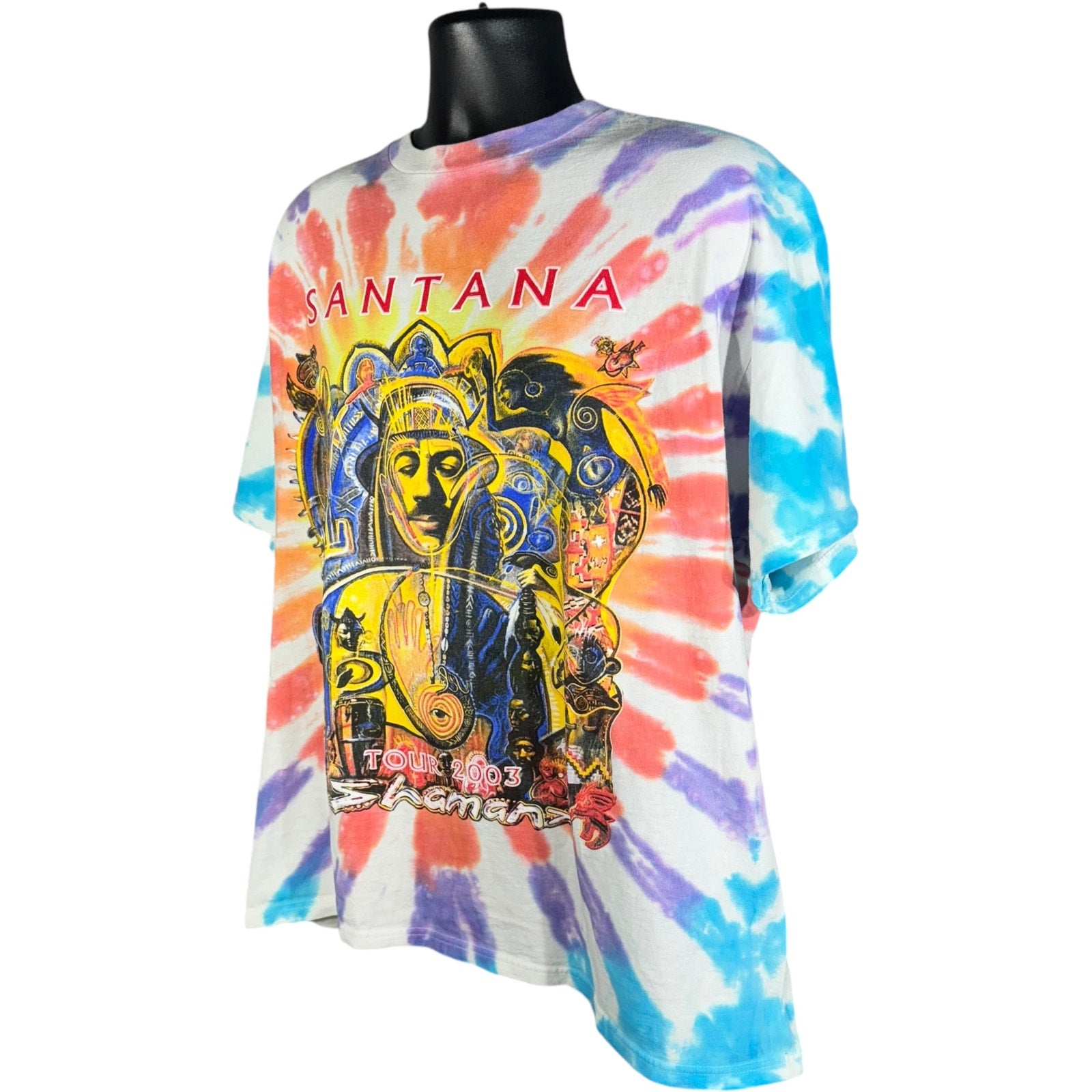 Vintage Santana Tie Dye Tour Tee 2003