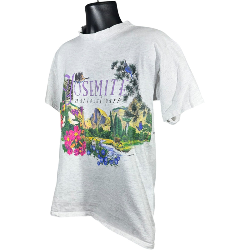 Vintage Yosemite National Park Nature Wrap Around Souvenir Tee